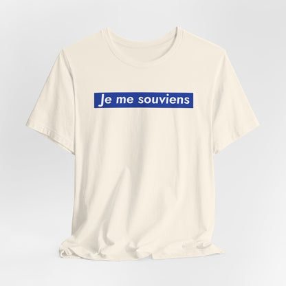Je me souviens